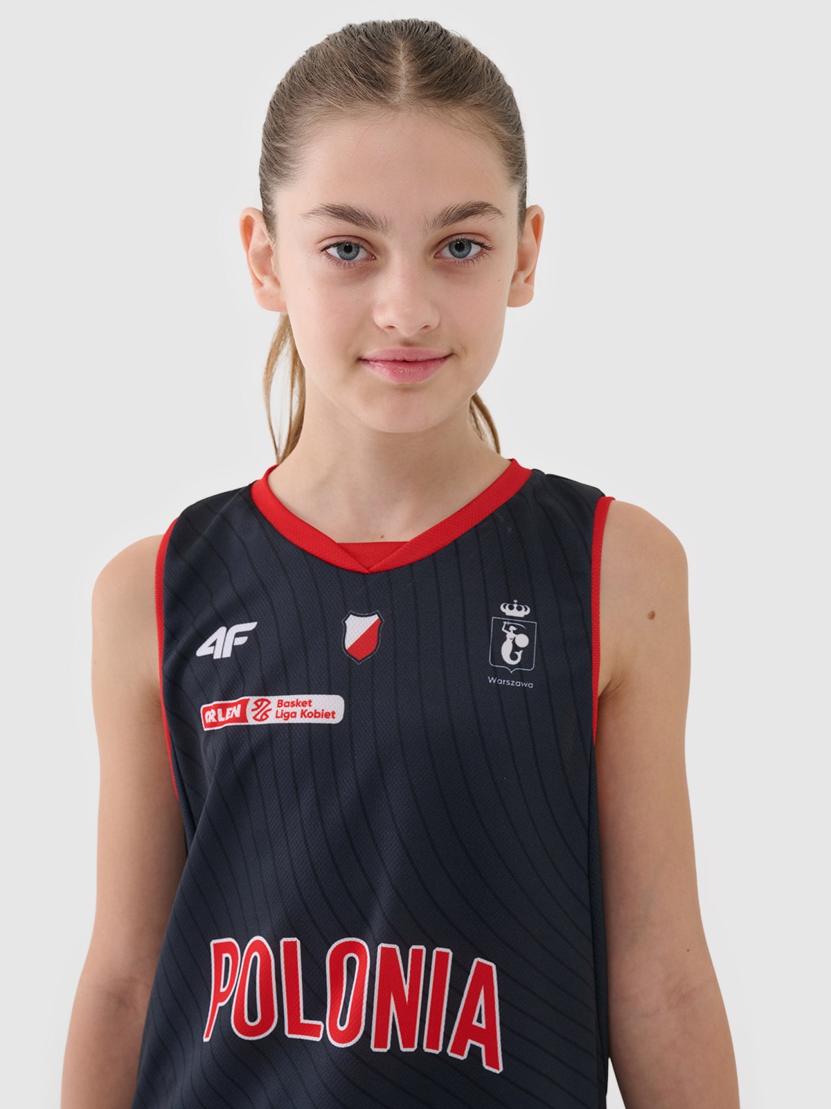 4F Koszulka meczowa replika wyjazdowa z sezonu 2024/25 dziecięca 4F x Polonia Warszawa - multikolor 134/140 (8-10