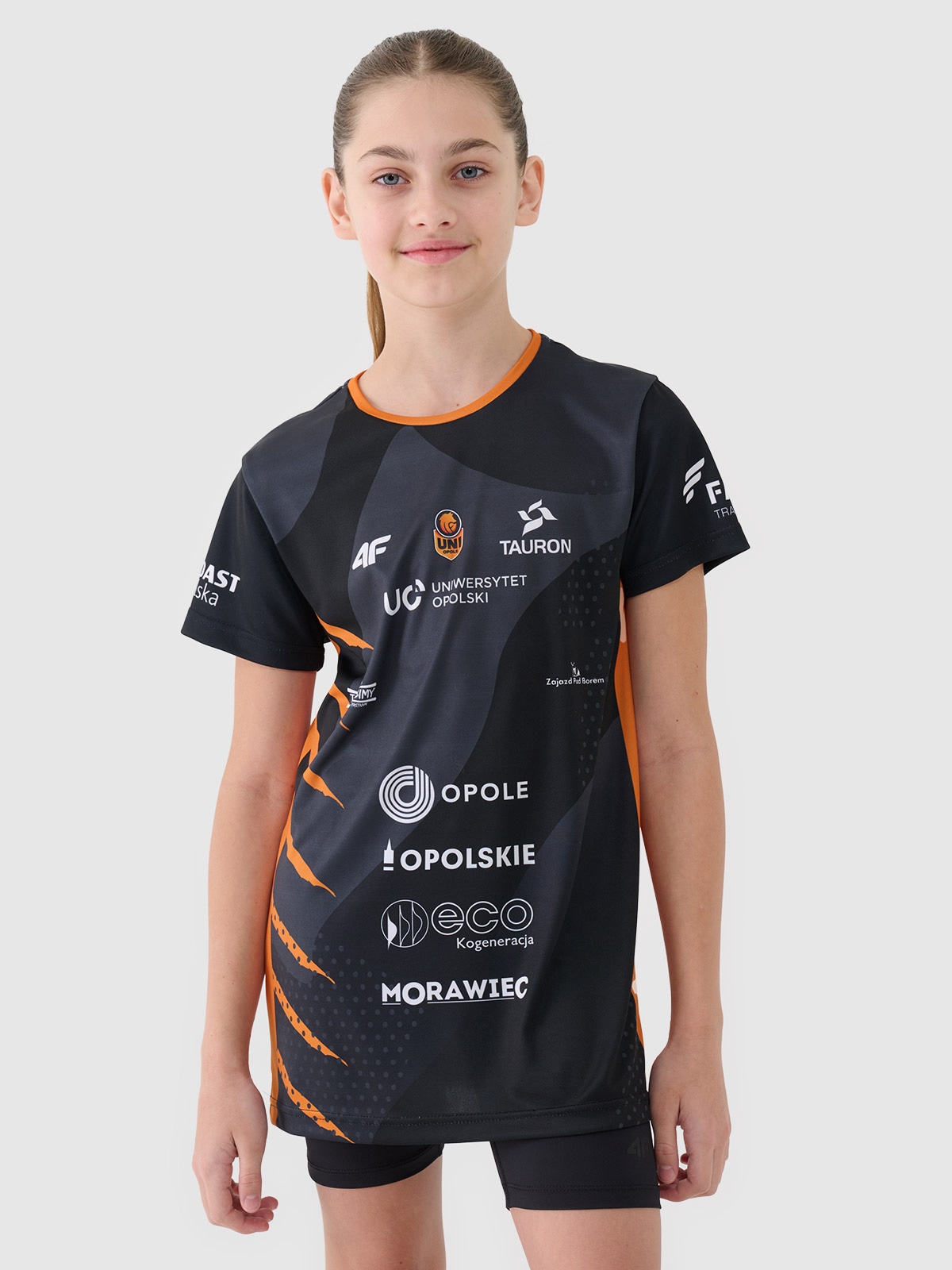 4F Koszulka meczowa replika wyjazdowa z sezonu 2024/25 dziecięca 4F x UNI OPOLE - multikolor 146/152 (10-12