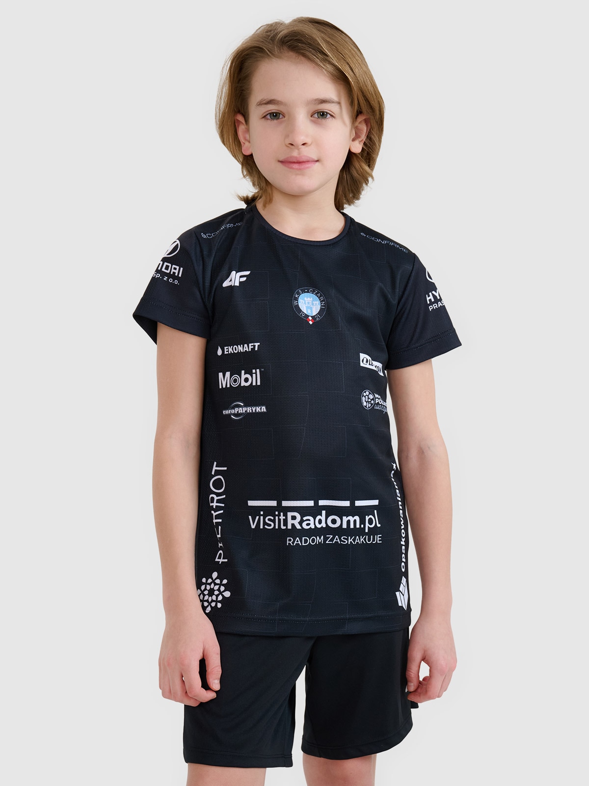 4F Koszulka meczowa replika domowa z sezonu 2024/25 dziecięca 4F x Czarni Radom - multikolor 122/128 (6-8