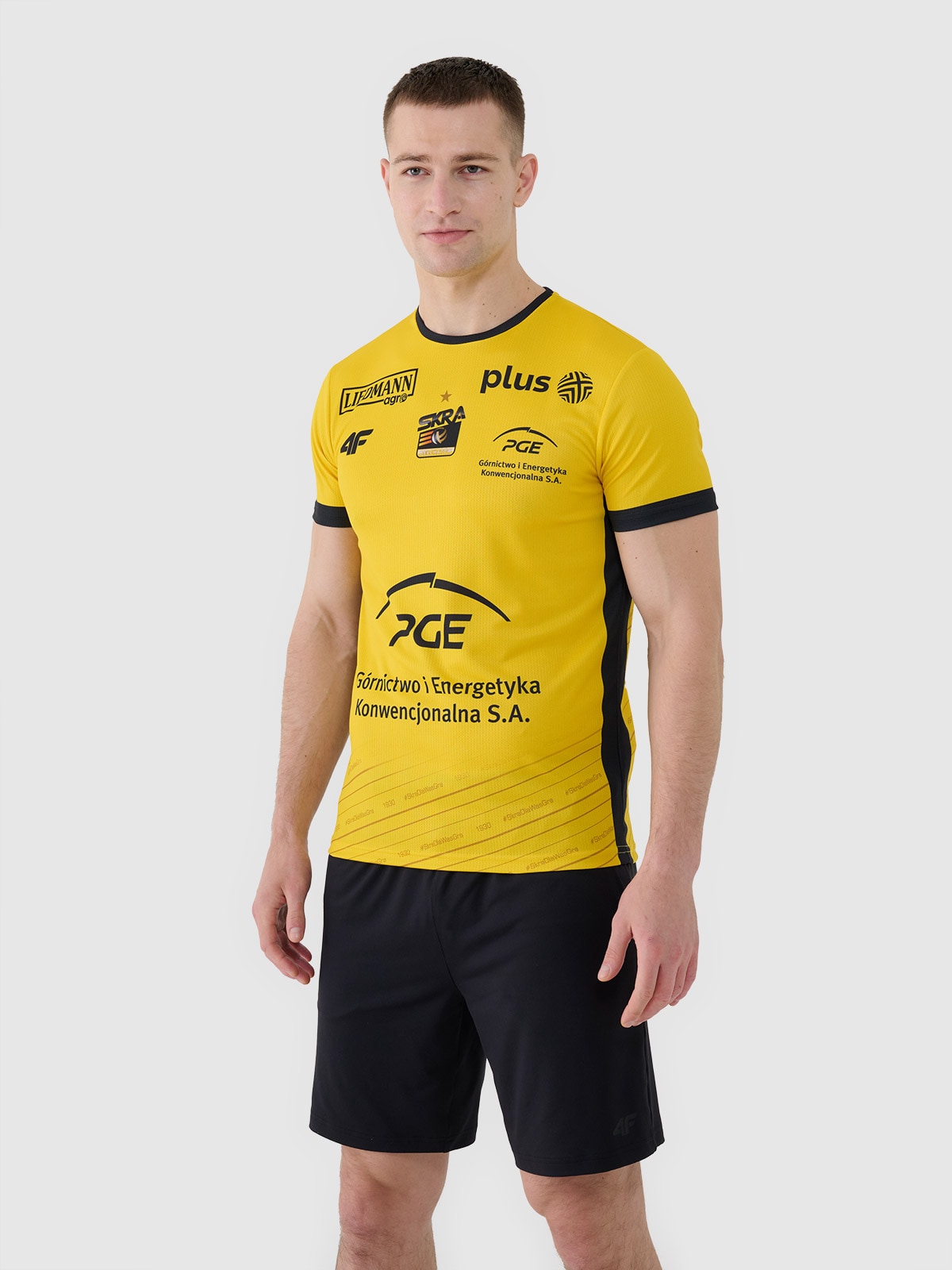 4F Koszulka meczowa replika domowa z sezonu 2024/25 męska 4F x PGE GiEK Skra Bełchatów - multikolor