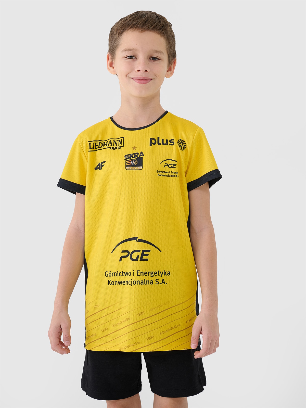 4F Koszulka meczowa replika domowa z sezonu 2024/25 dziecięca 4F x PGE GiEK Skra Bełchatów - multikolor