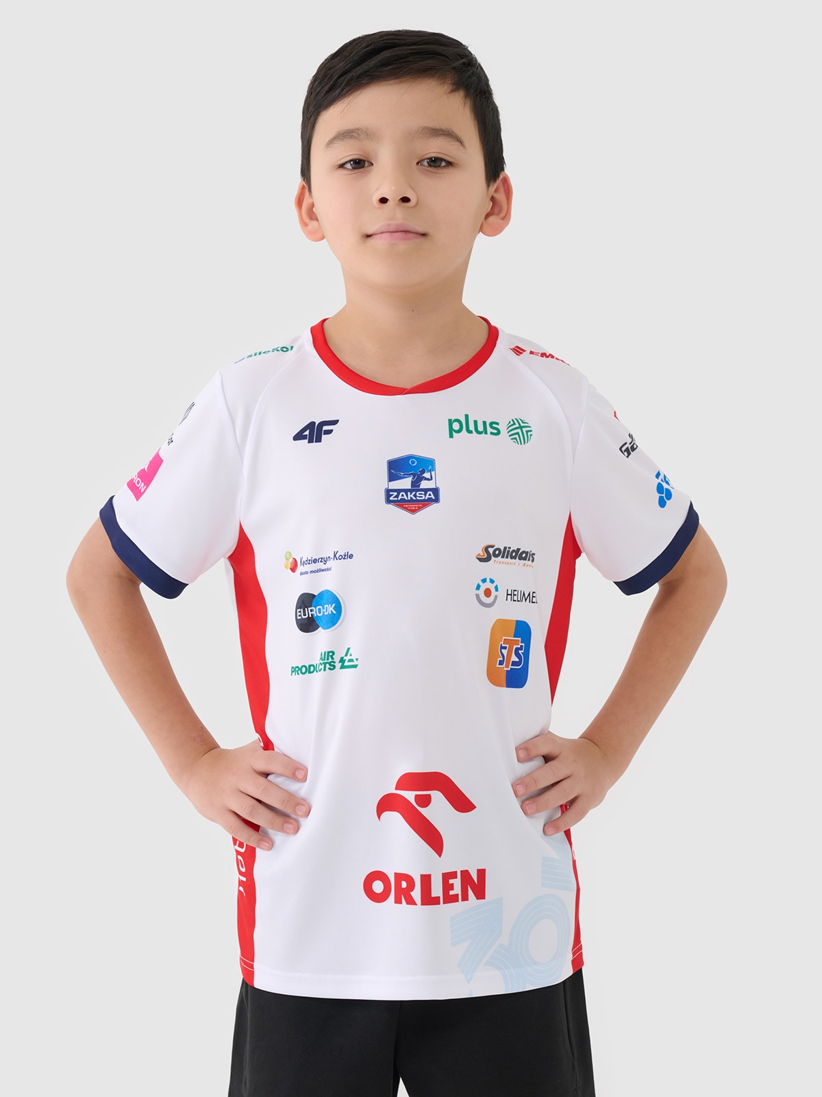 4F Koszulka meczowa replika domowa z sezonu 2024/2025 dziecięca 4F x Zaksa Kędzierzyn-Koźle - multikolor