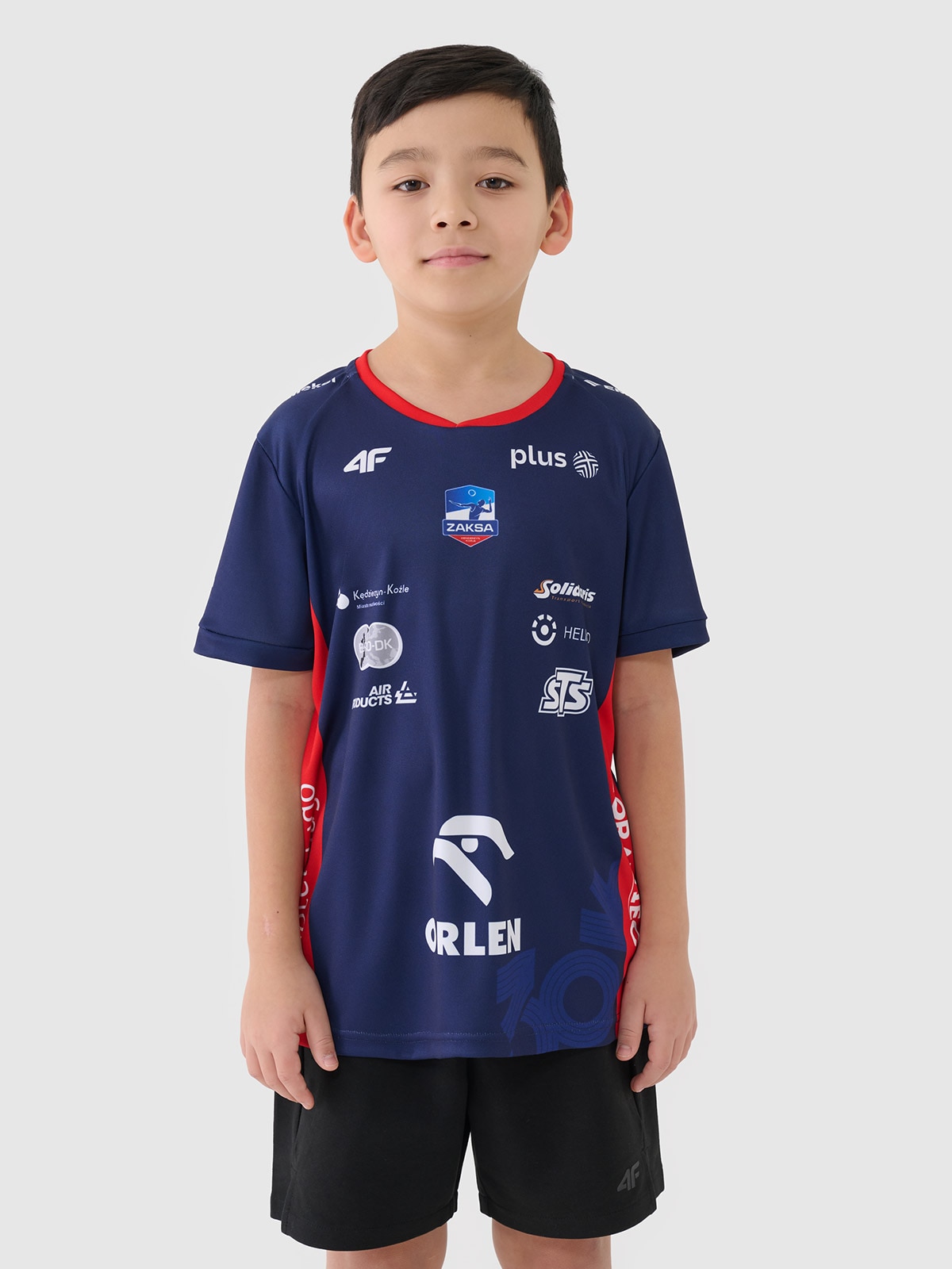 4F Koszulka meczowa replika wyjazdowa z sezonu 2024/2025 dziecięca 4F x Zaksa Kędzierzyn-Koźle - multikolor