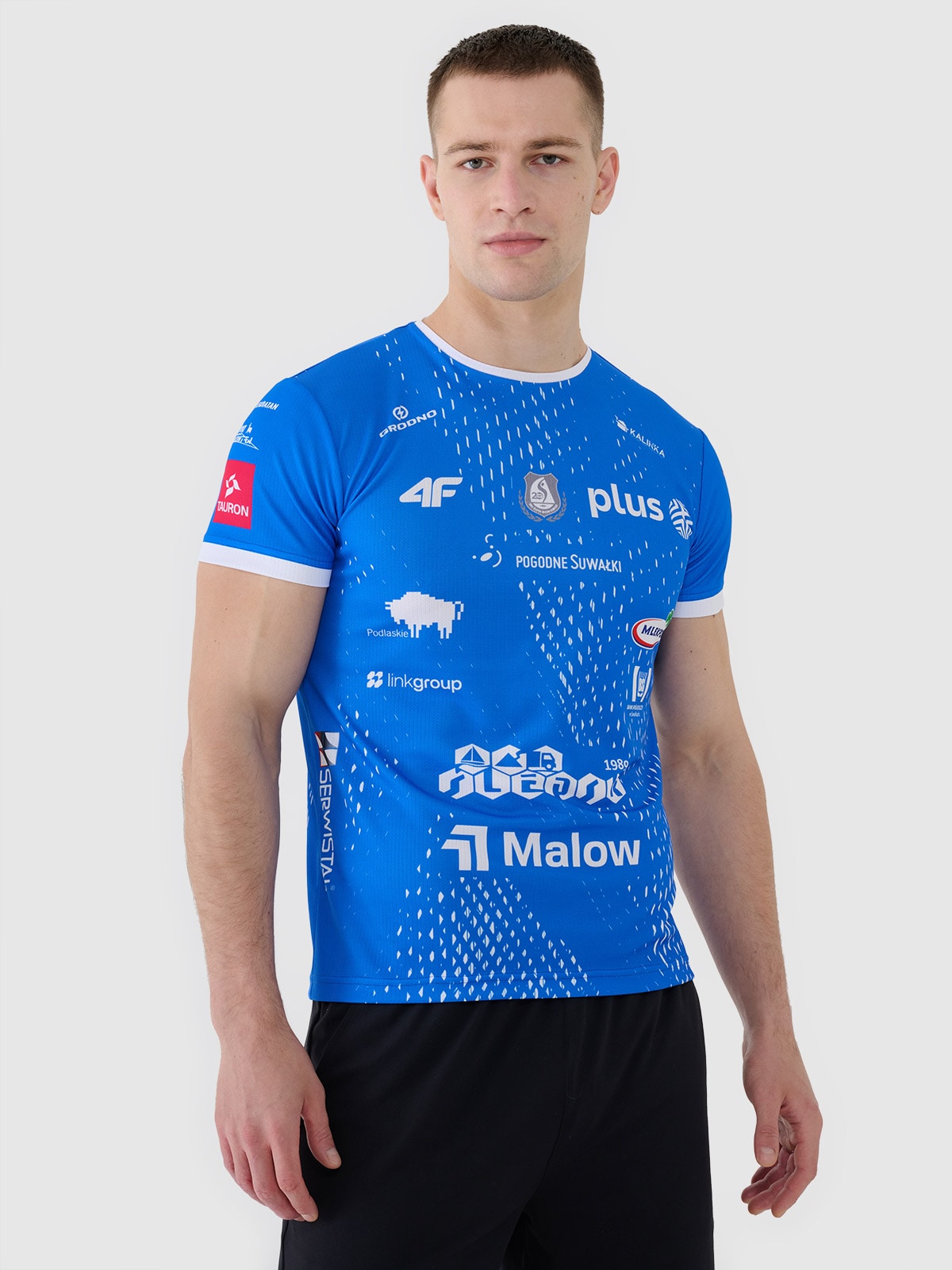 4F Koszulka meczowa replika wyjazdowa z sezonu 2024/2025 męska 4F x Ślepsk Malow Suwałki - multikolor