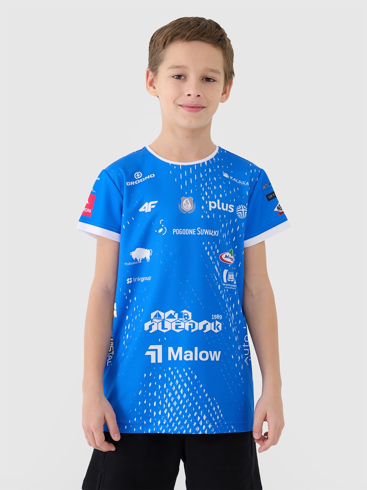 4F Koszulka meczowa replika wyjazdowa z sezonu 2024/2025 dziecięca 4F x Ślepsk Malow Suwałki - multikolor 146/152 (10-12