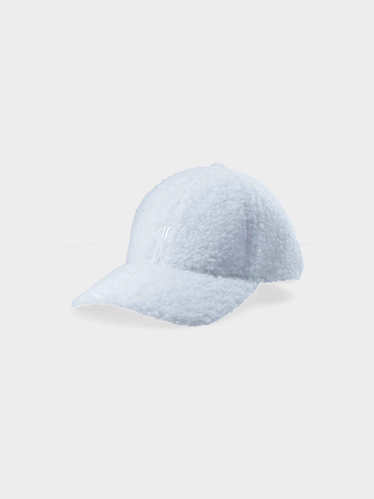 Șapcă cu cozoroc sherpa strapback pentru femei - albă