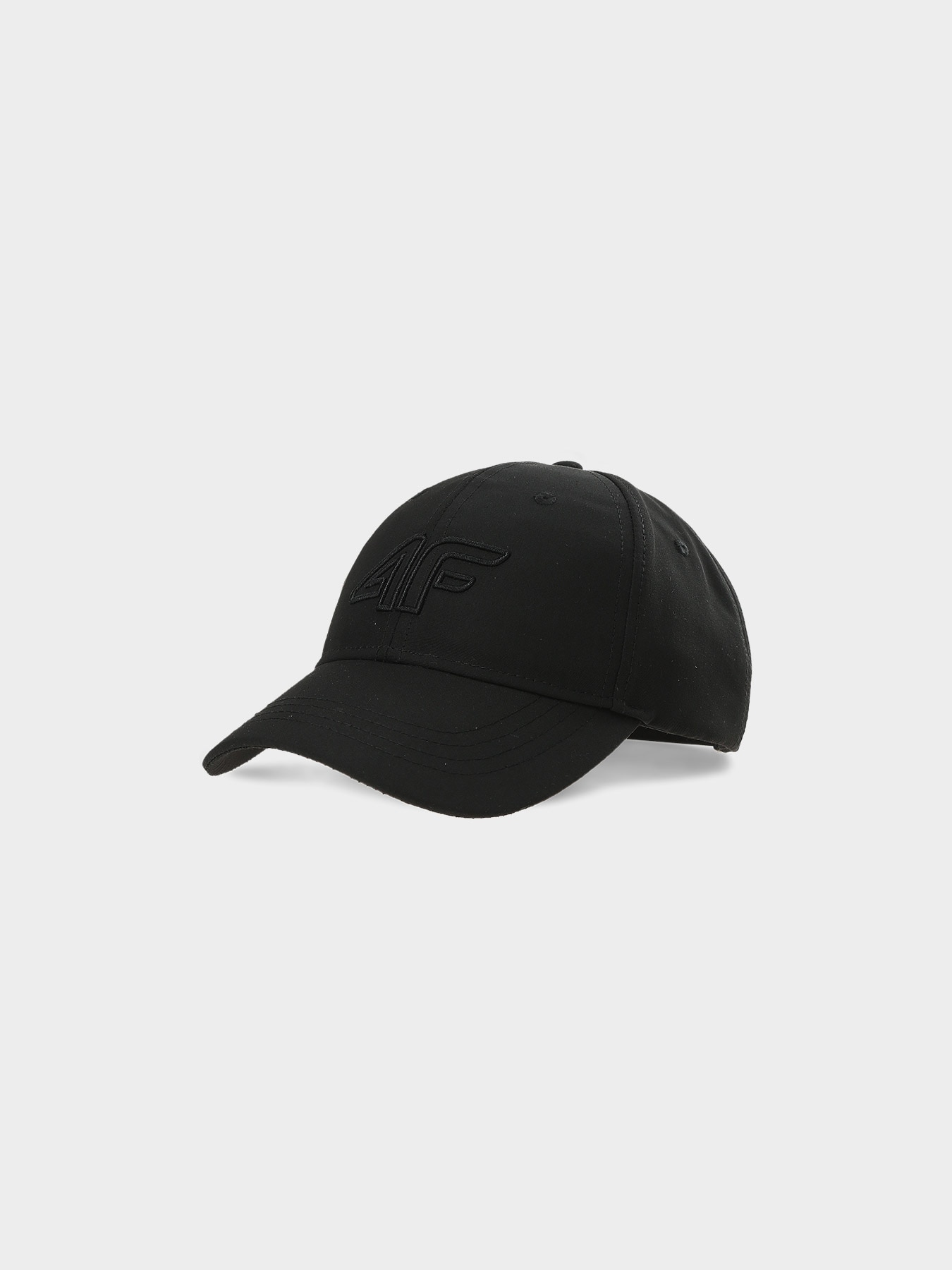 Șapcă cu cozoroc strapback unisex - neagră