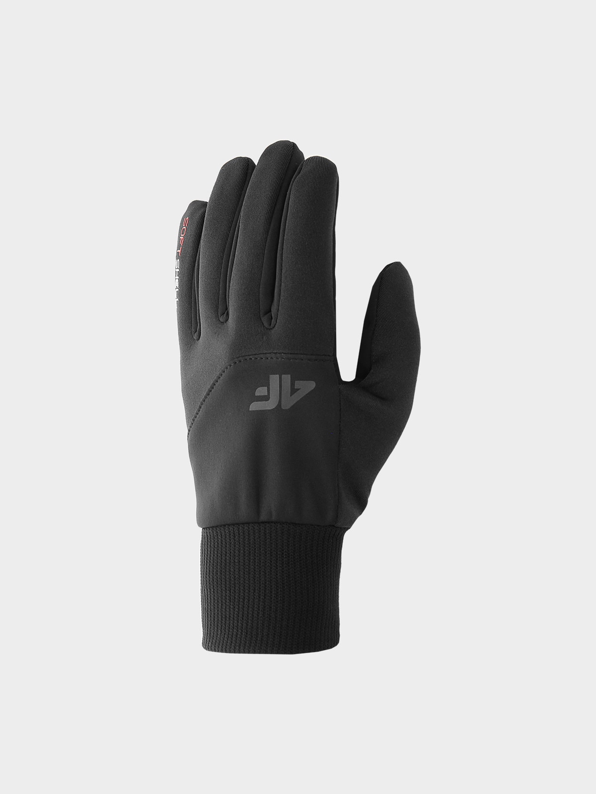 Mănuși din softshell Touch Screen unisex - negre