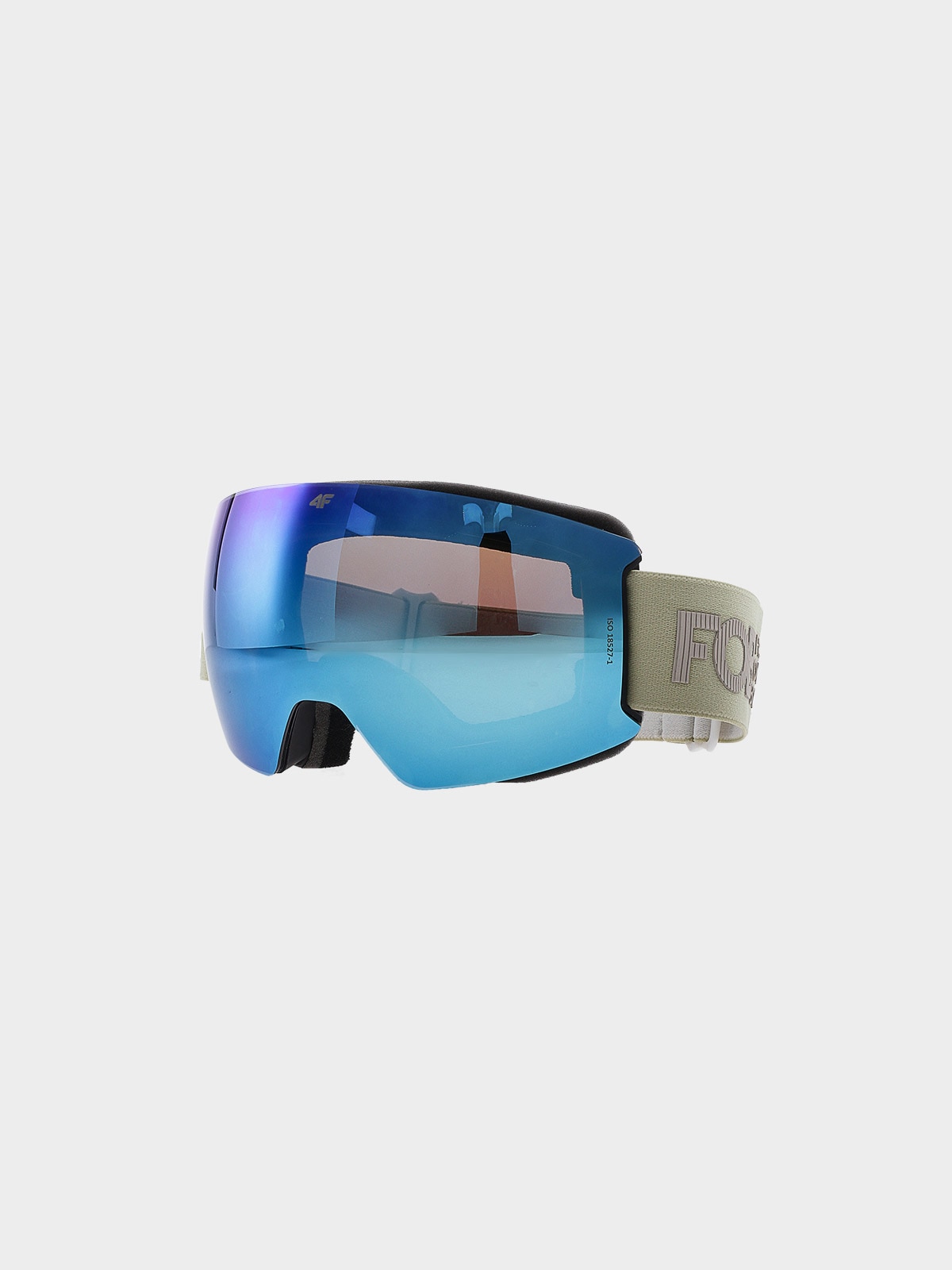 Ochelari de snowboard cu înveliș multicolor unisex - kaki