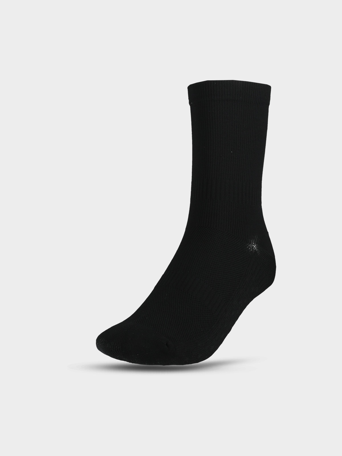 Běžecké ponožky nad kotník unisex - černé