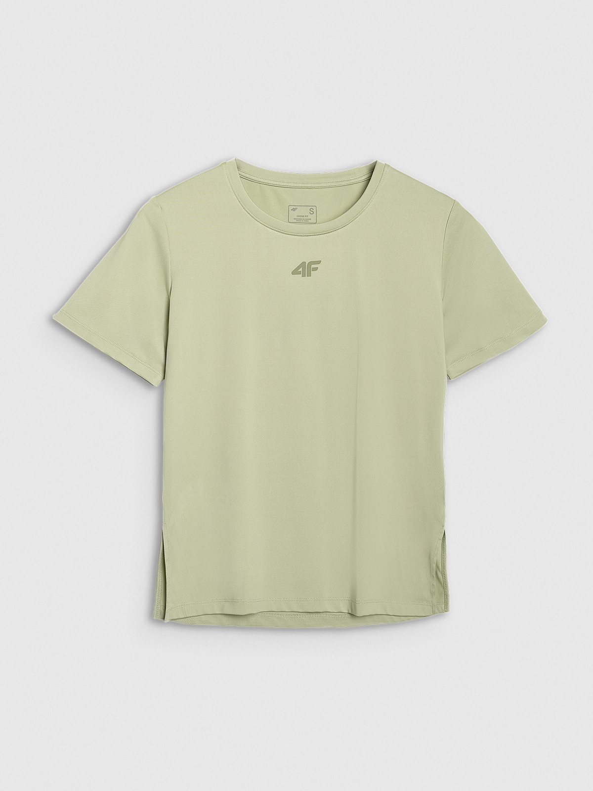 Tricou de antrenament regular cu uscare rapidă pentru femei - verde