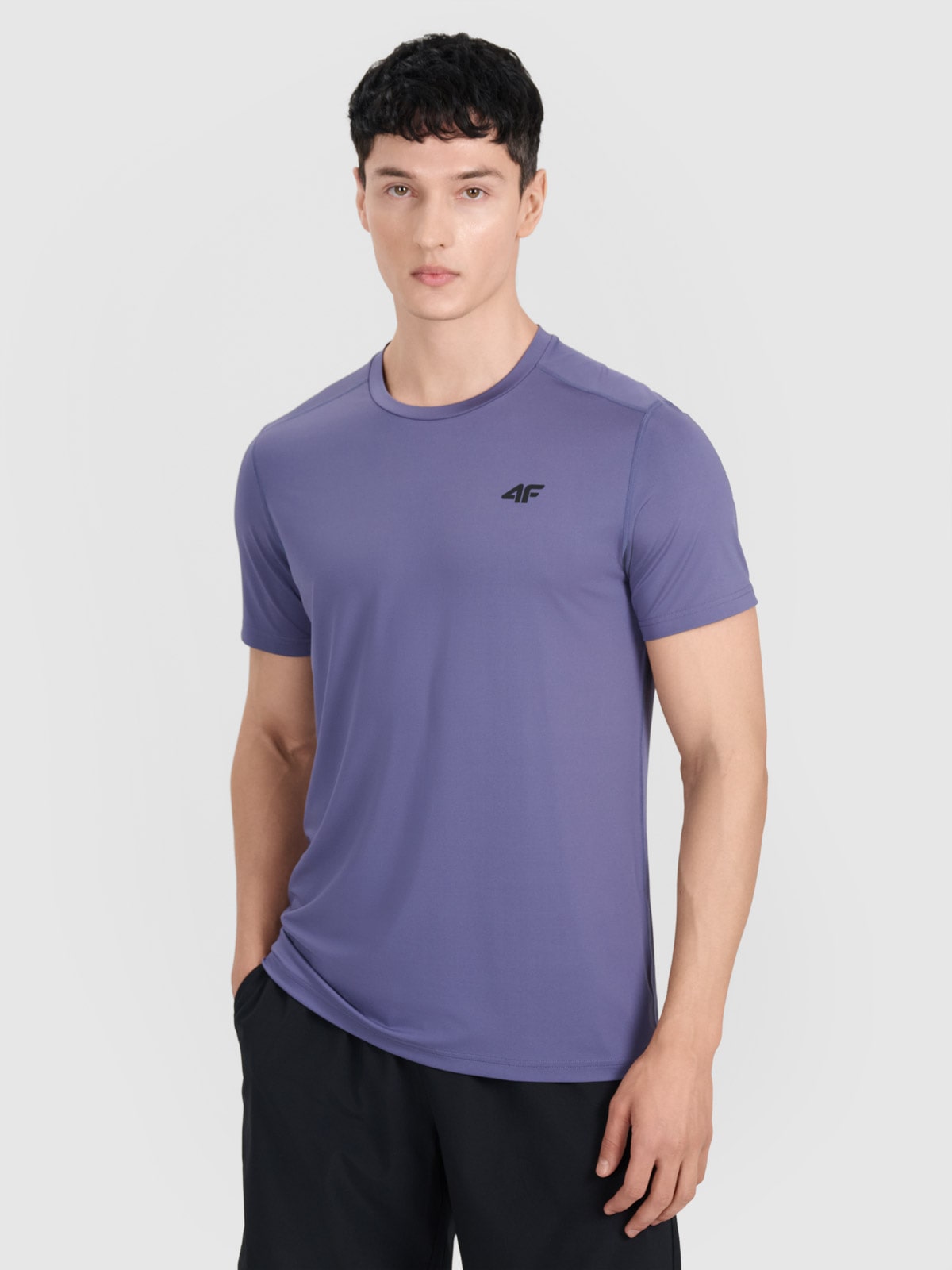 Tricou de antrenament cu uscare rapidă pentru bărbați - albastru