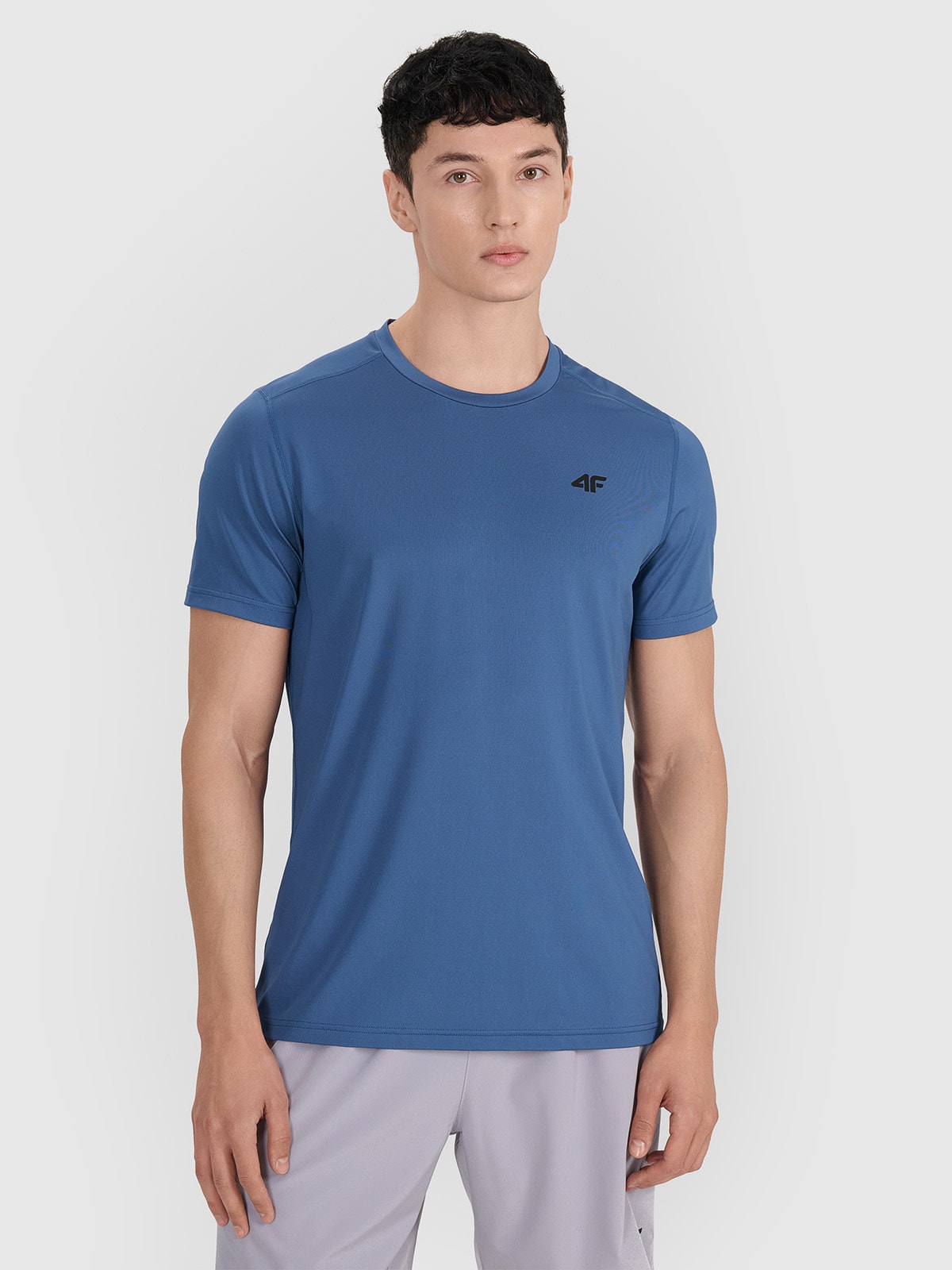 Tricou de antrenament cu uscare rapidă pentru bărbați - turcoaz
