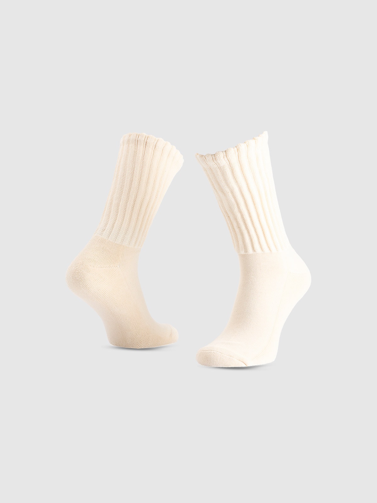 4F Șosete casual peste gleznă (3-pack) pentru femei - bej