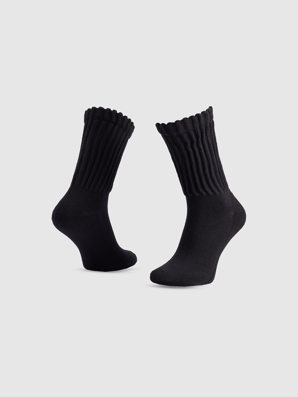 4F Șosete casual peste gleznă (3-pack) pentru femei - negre