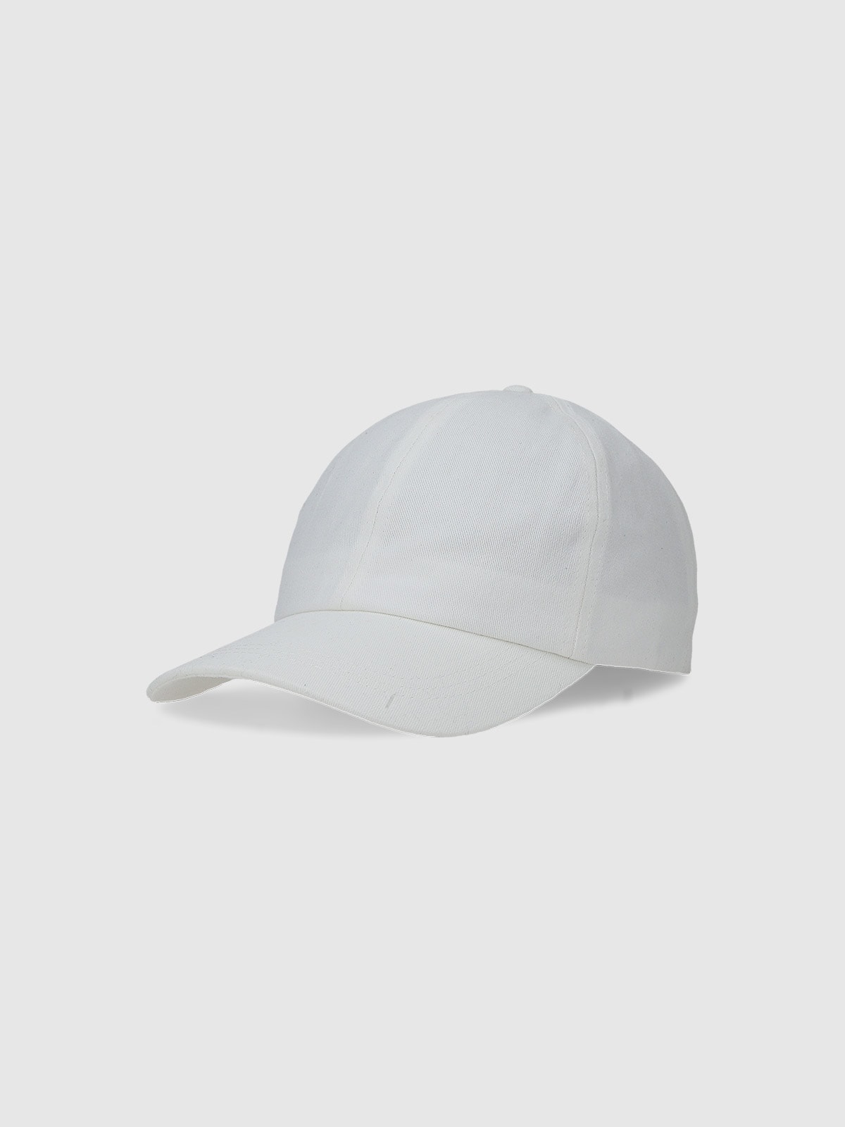 Șapcă cu cozoroc strapback unisex - albă