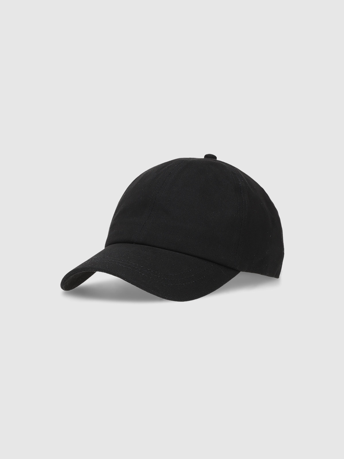 Șapcă cu cozoroc strapback unisex - neagră