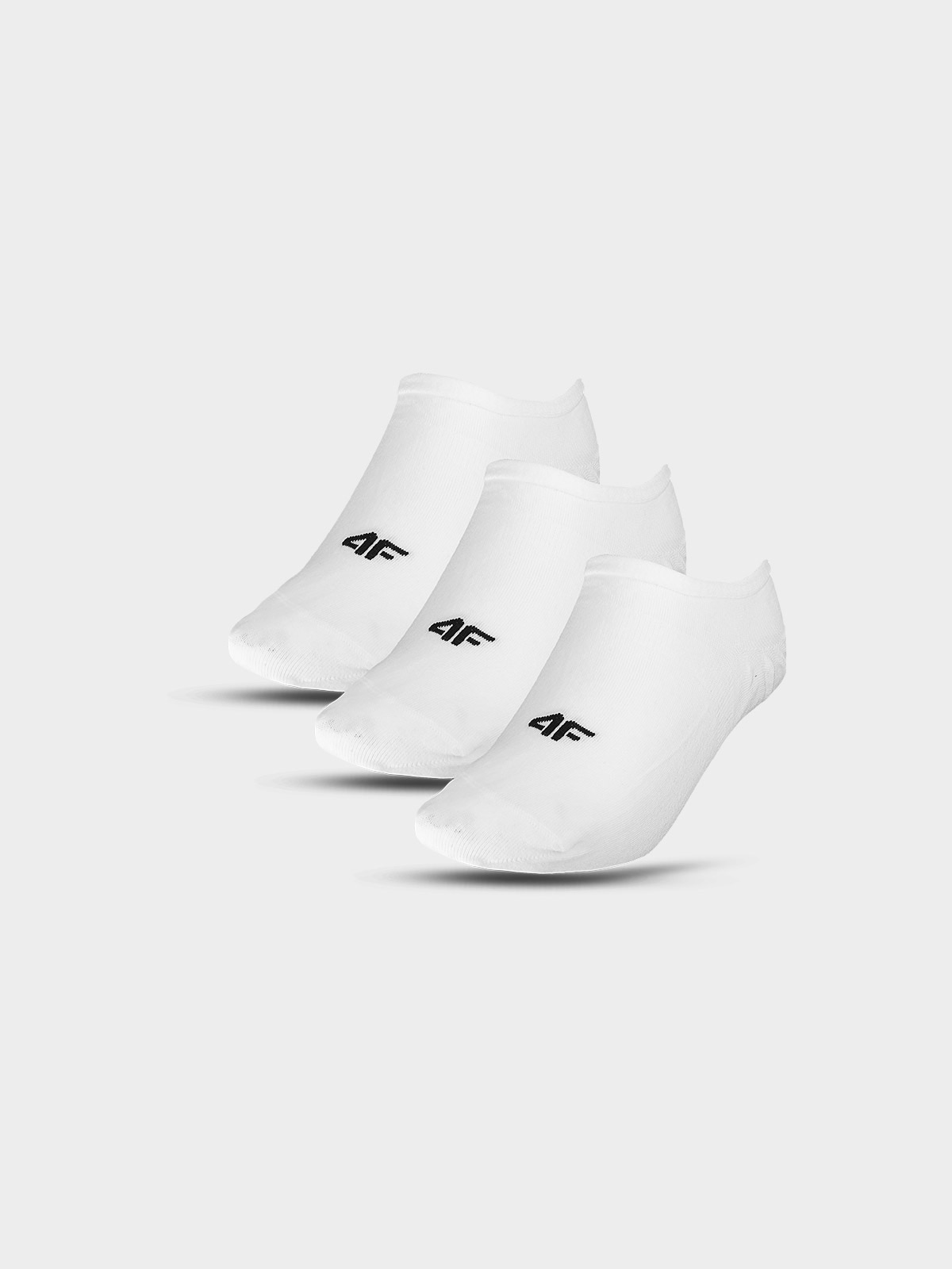 Dámské krátké ponožky casual (3-pack) - bílé