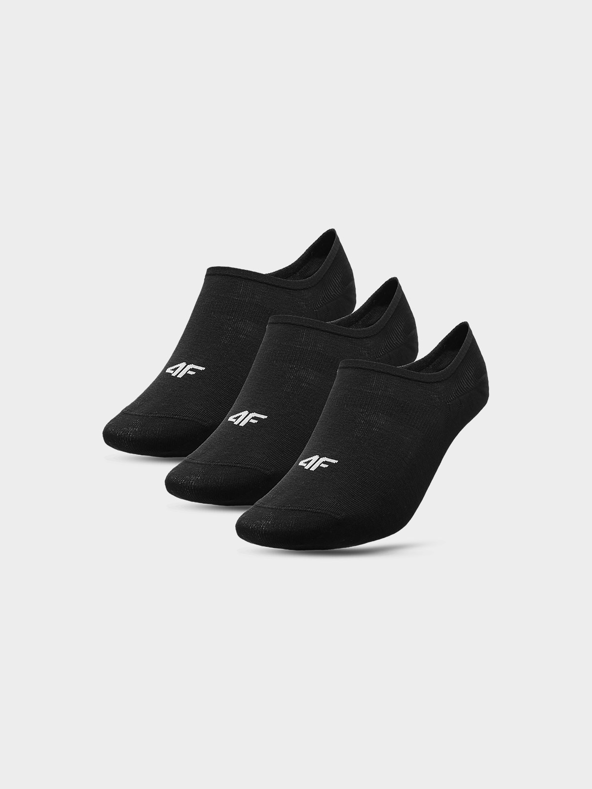 Șosete casual tălpici (3-pack) pentru femei - negre