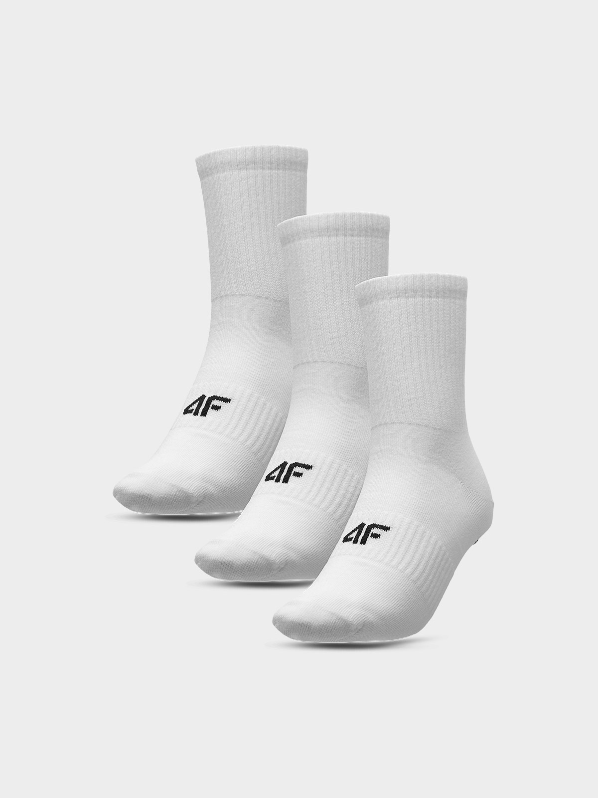 Dámské ponožky casual nad kotník (3-pack) - bílé