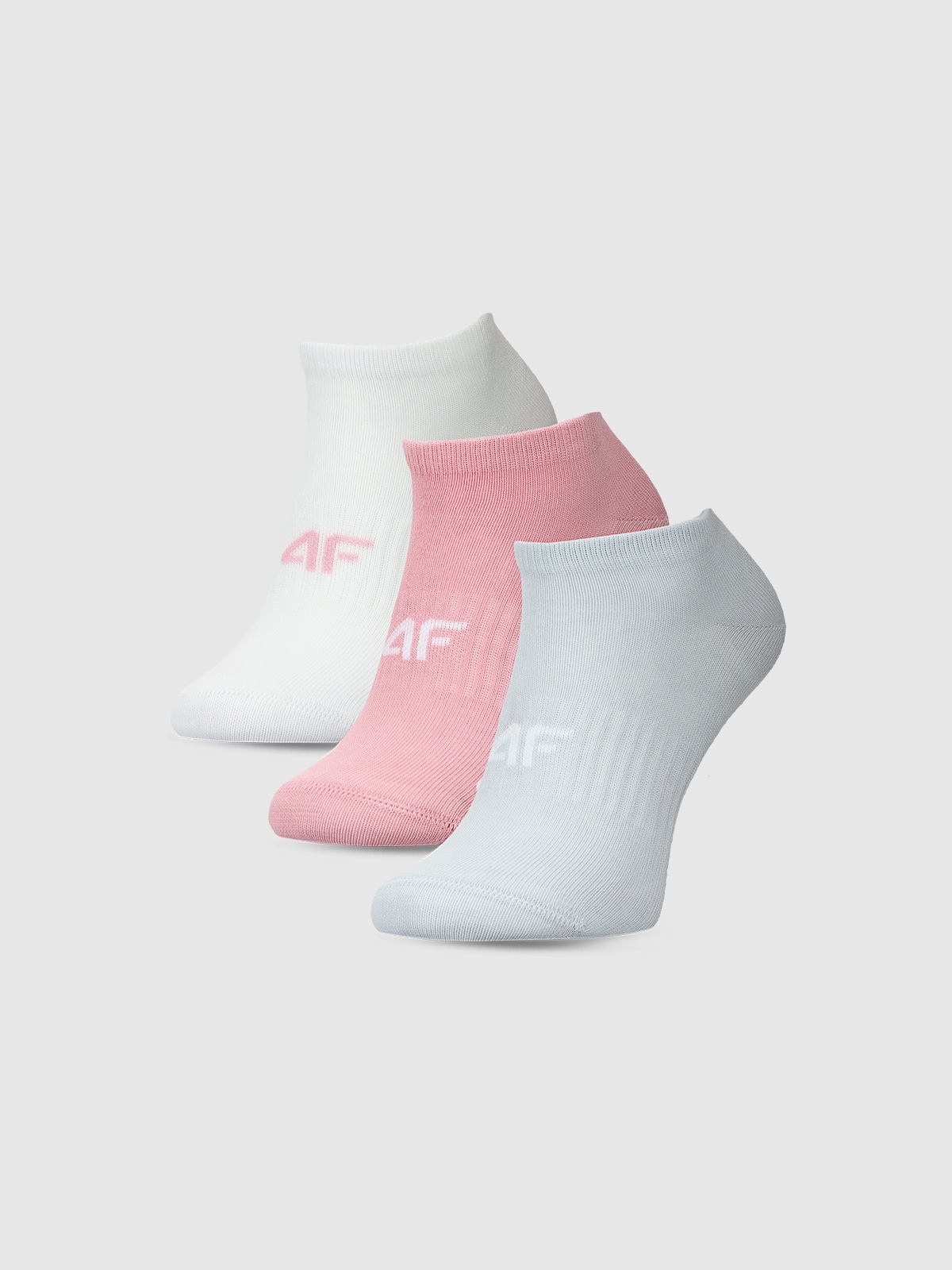 Șosete casual tălpici (3-pack) pentru femei - multicolor