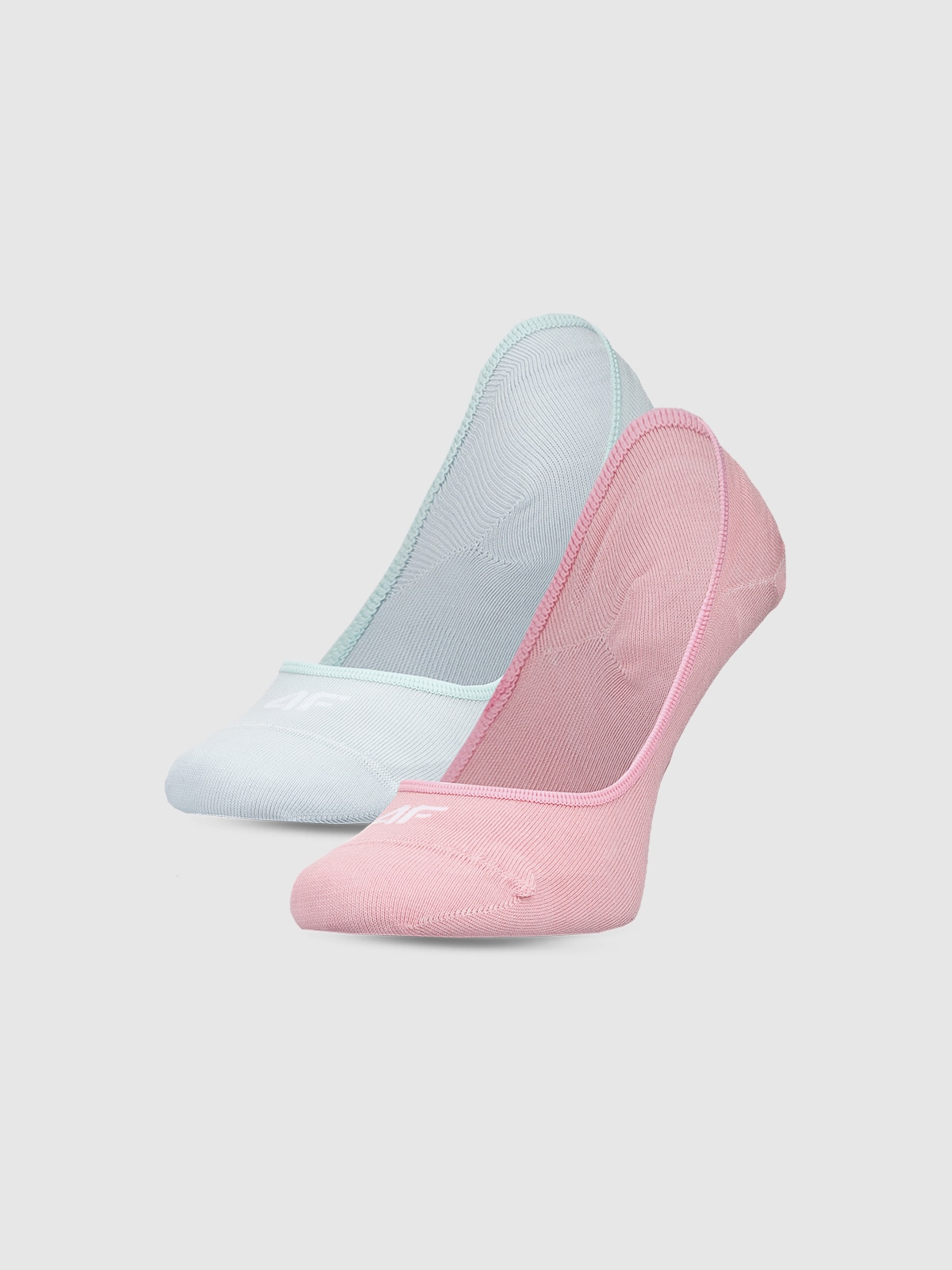 4F Șosete casual invizibile (2-pack) pentru femei - multicolor