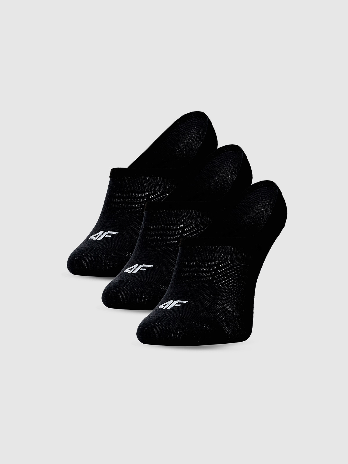 Șosete casual tălpici (3-pack) pentru femei - negre