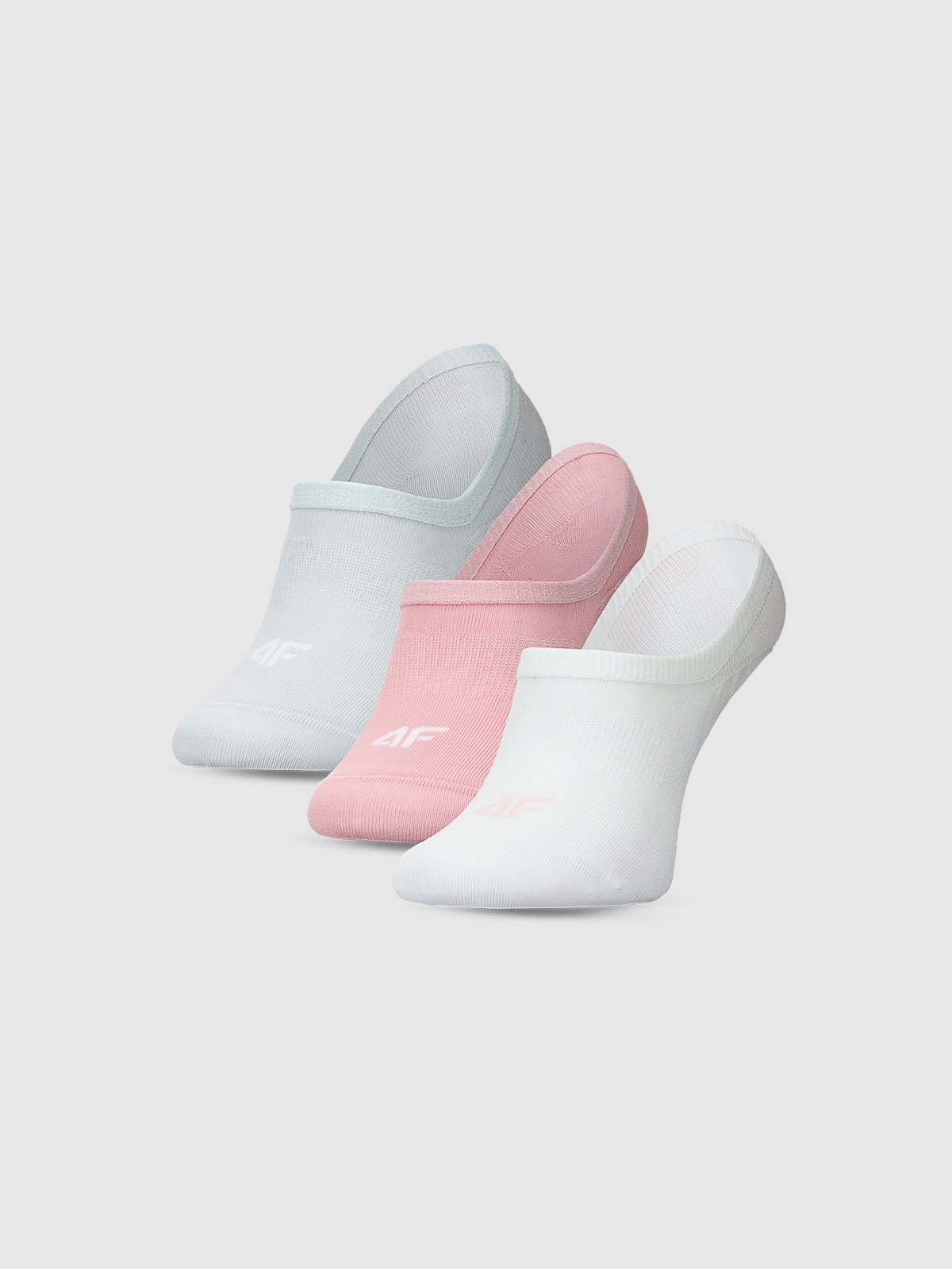 Șosete casual tălpici (3-pack) pentru femei - multicolor