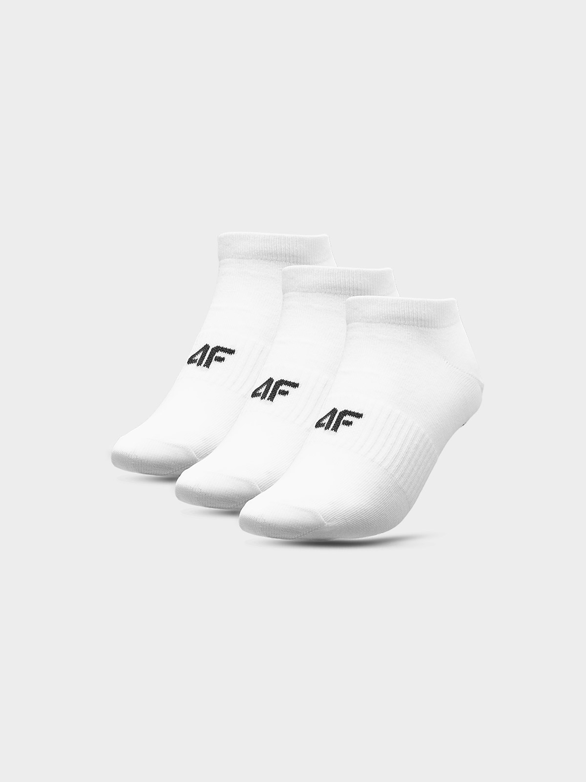 Pánské ponožky casual pod kotník (3-pack) - bílé
