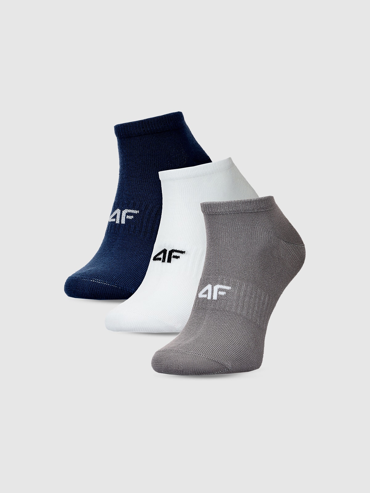 Șosete casual până la gleznă gleznă (3-pack) pentru bărbați - multicolor