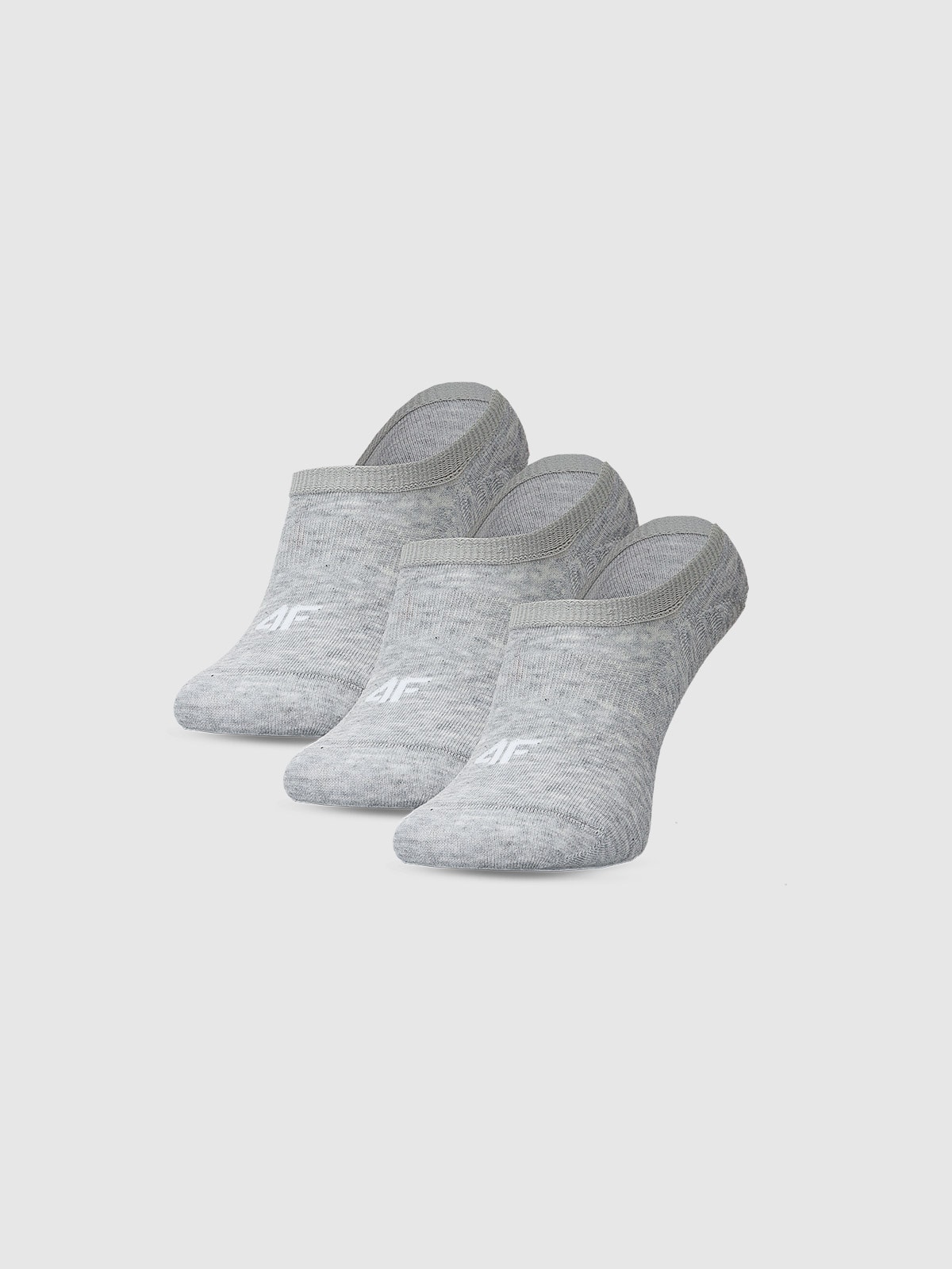 Șosete casual tălpici (3-pack) pentru bărbați - gri