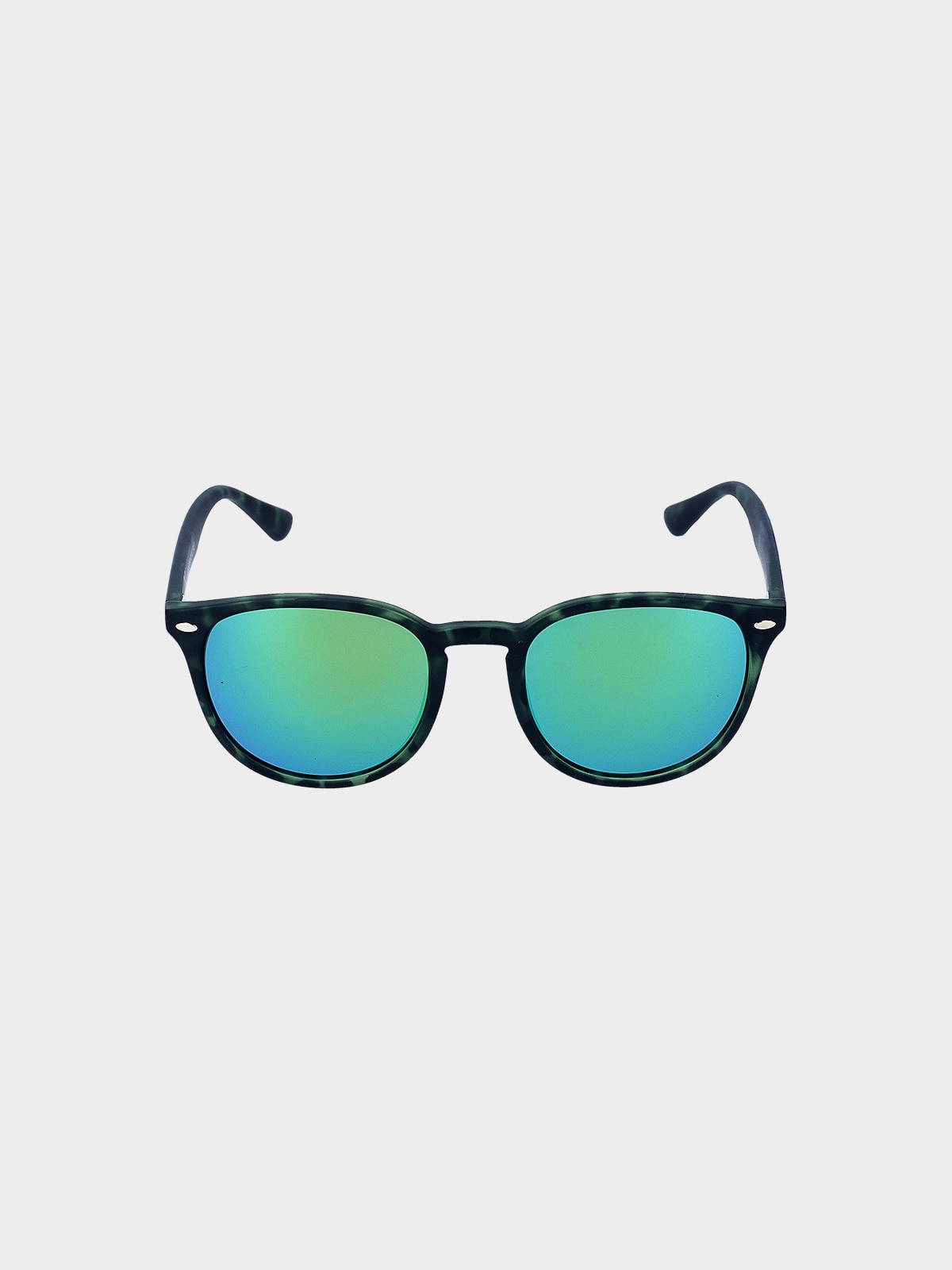 Unisex slnečné okuliare s viacfarebným povrchom - zelené