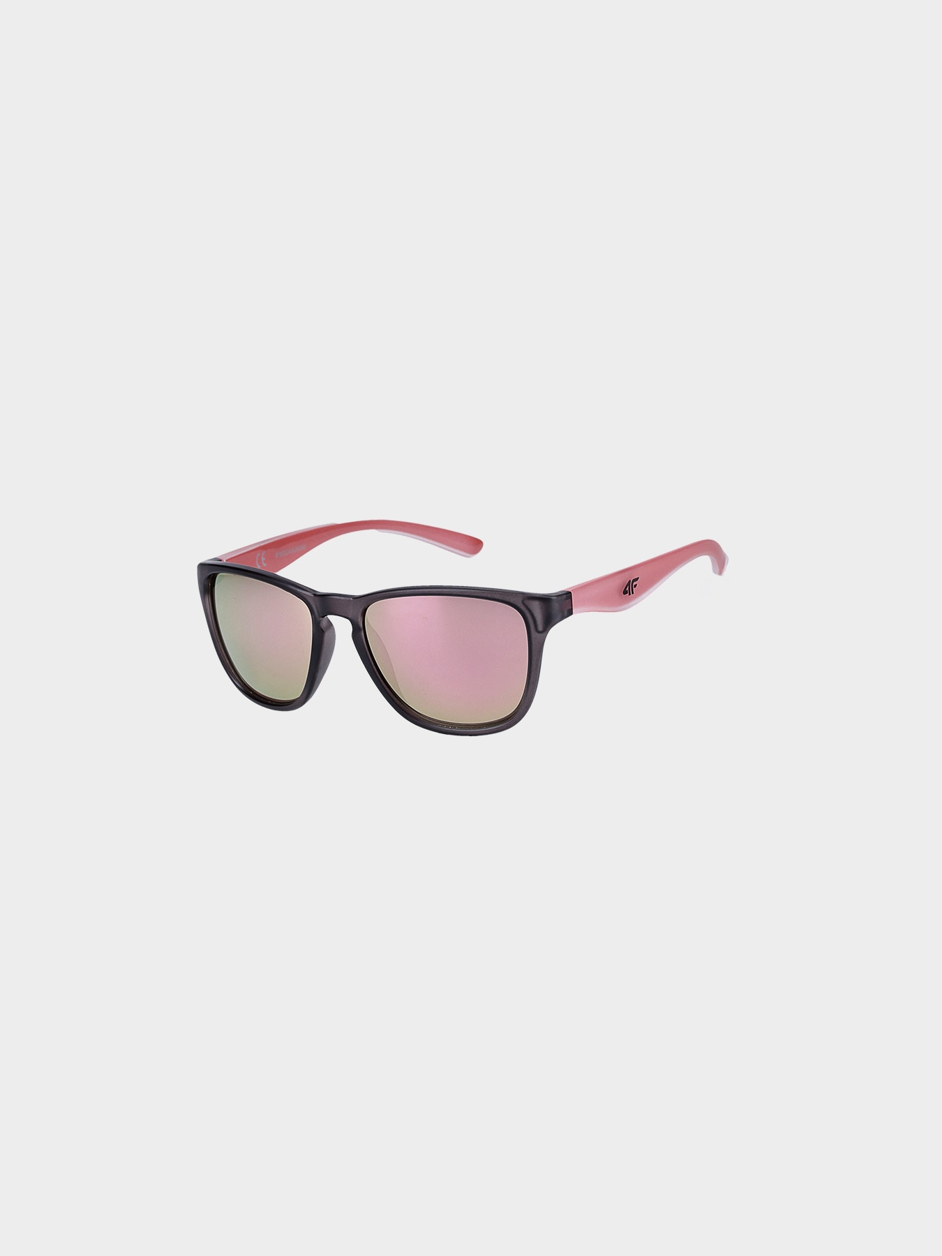 Ochelari de soare cu înveliș multicolor unisex - roz pudrat