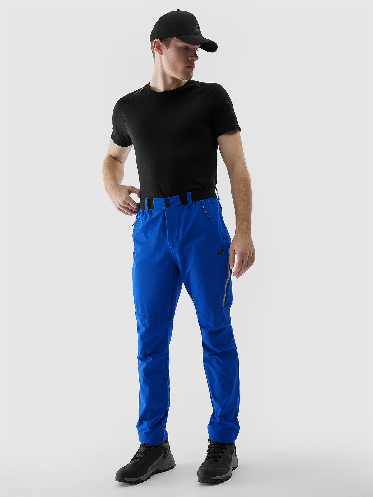 Pantaloni de trekking cu uscare rapidă pentru bărbați - cobalt