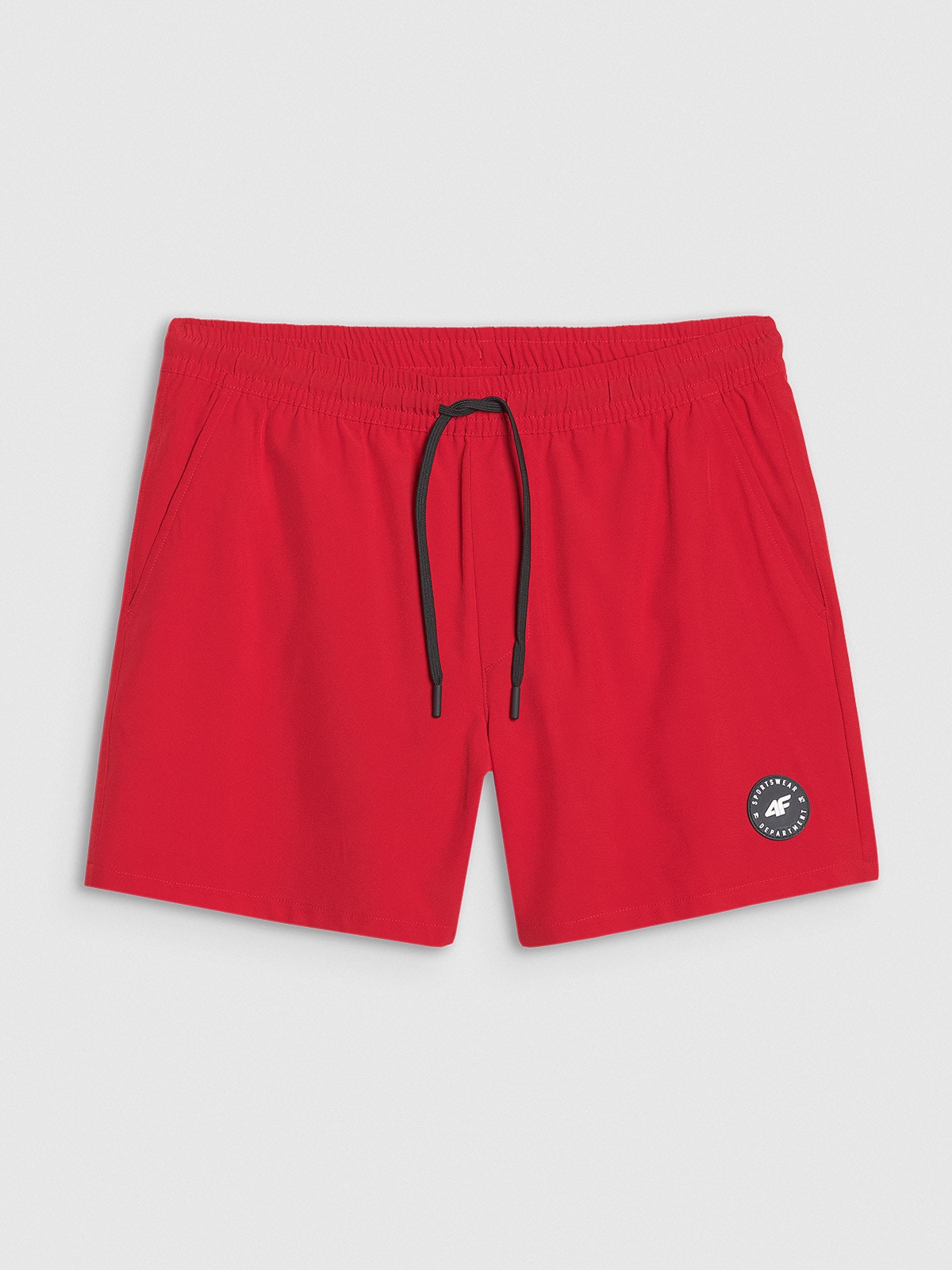 Șort de plajă boardshort pentru bărbați - roșu