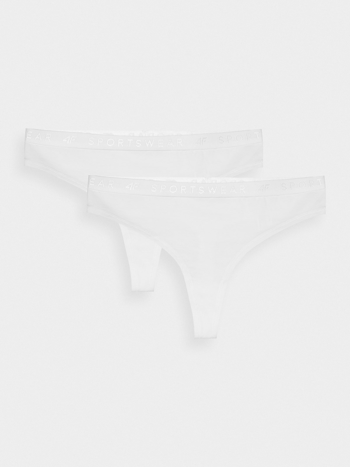 Lenjerie bikini (2-pack) pentru femei - albă