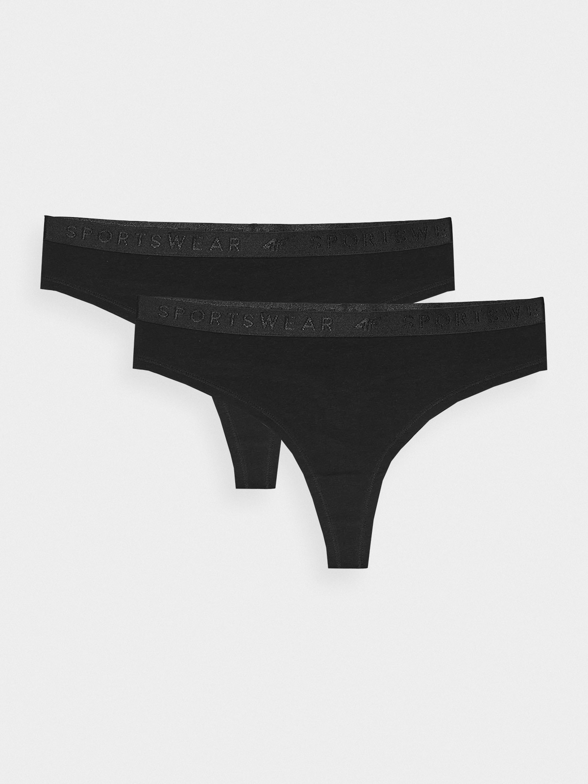 Lenjerie bikini (2-pack) pentru femei - neagră