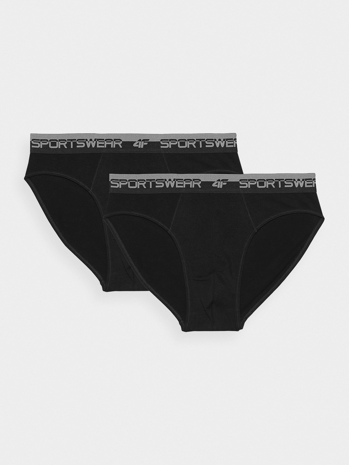 Chiloți bikini (2-pack) pentru bărbați - negri