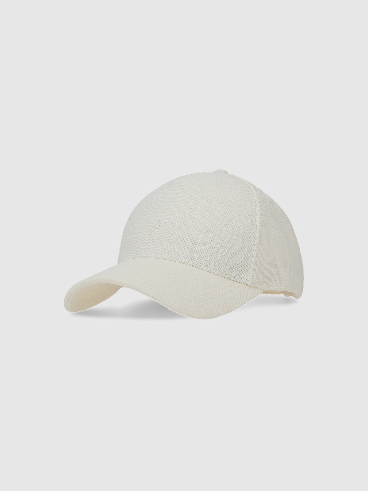 Șapcă cu cozoroc strapback unisex - albă