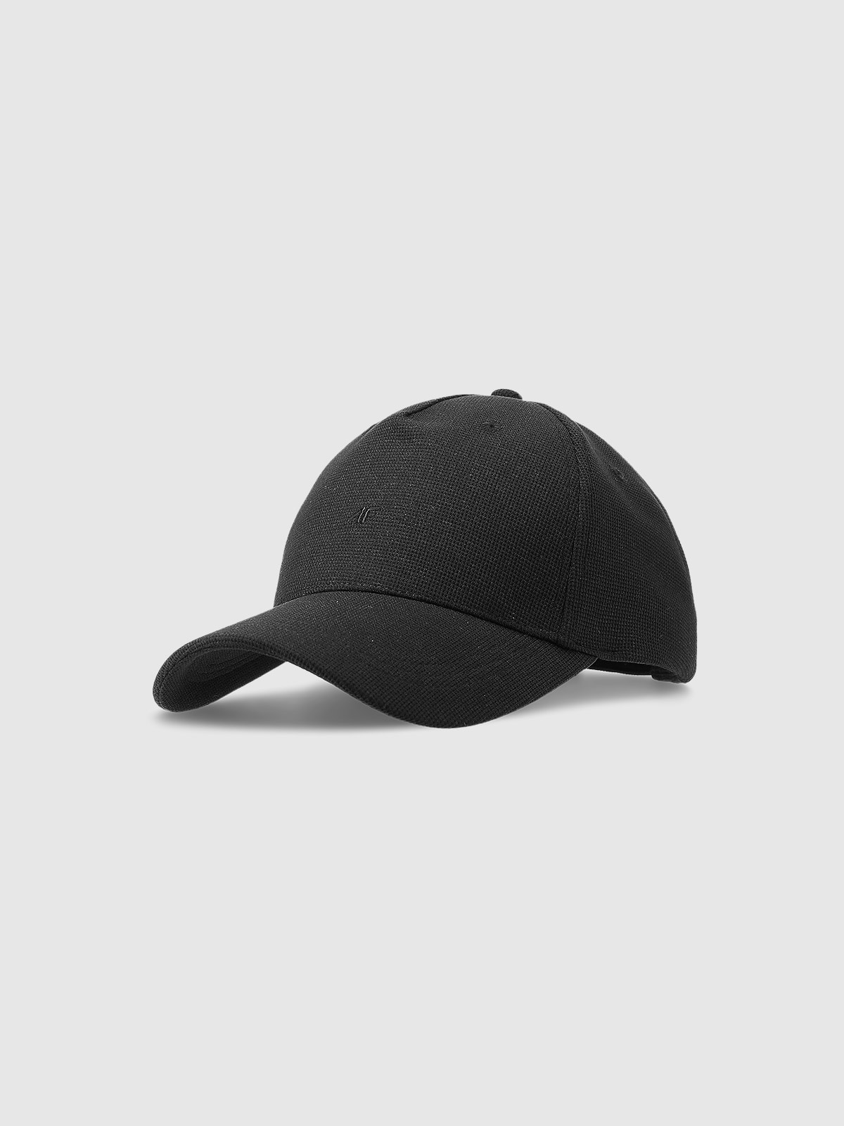 Șapcă cu cozoroc strapback unisex - neagră