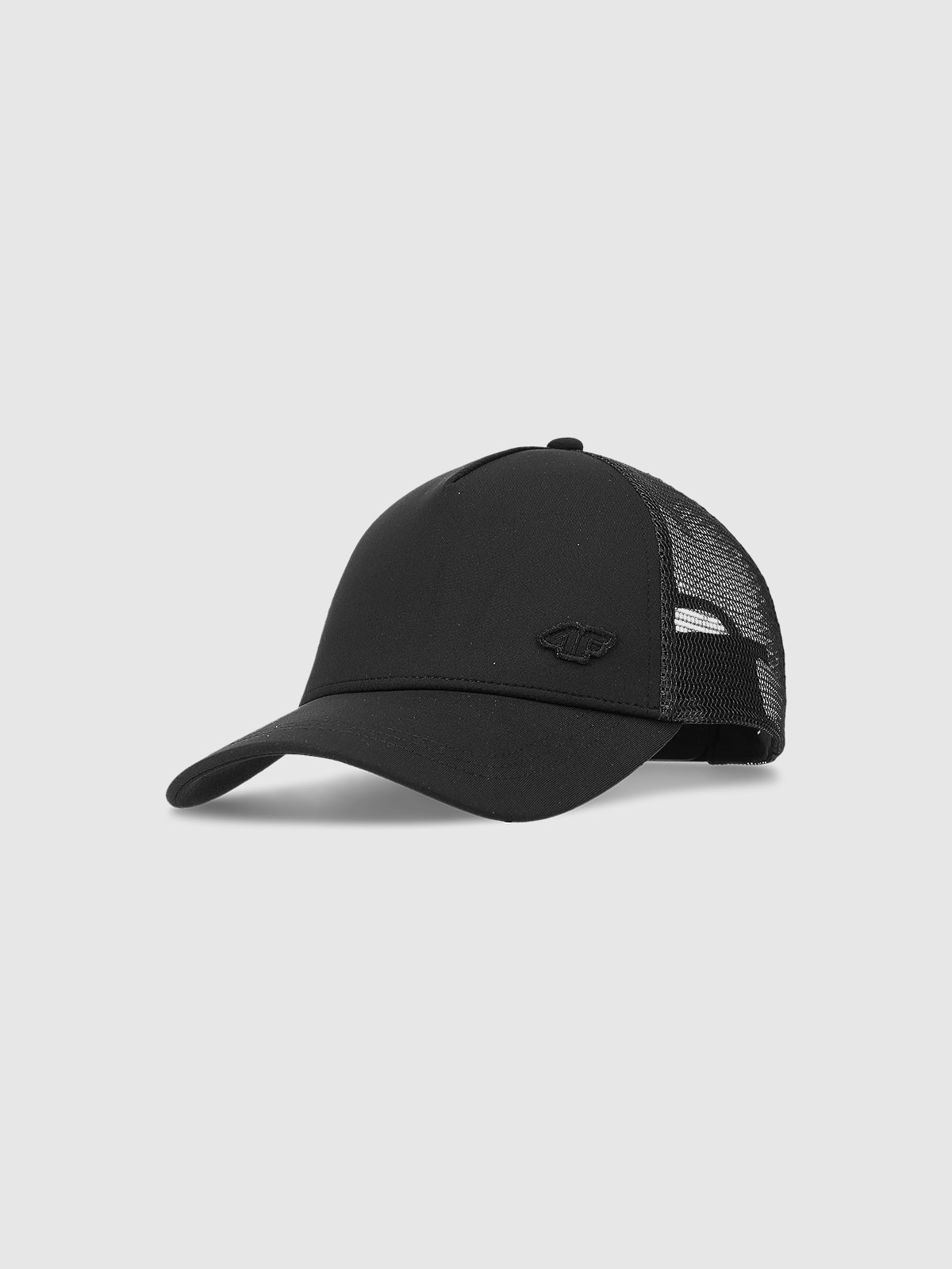 Șapcă cu cozoroc trucker unisex - neagră