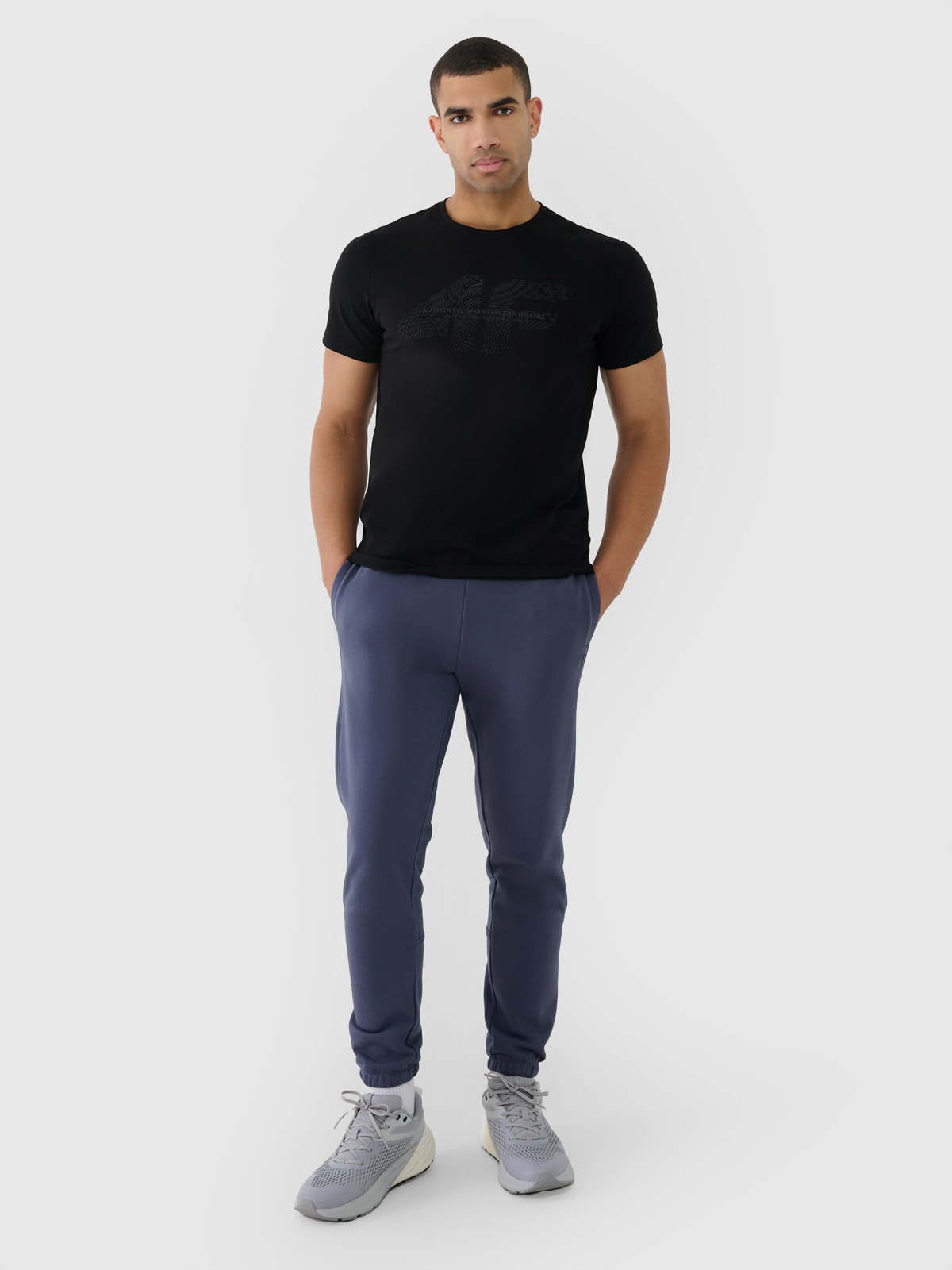 Pantaloni jogger de trening pentru bărbați - gri