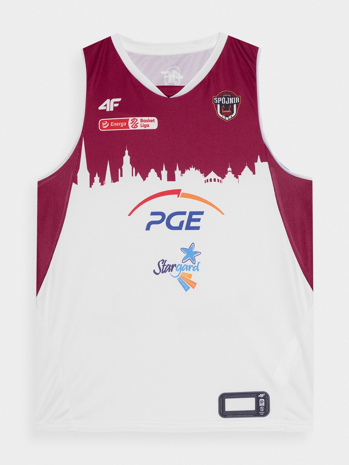 4F Koszulka replika domowa z sezonu 2022/23 chłopięca 4F x Spójnia Stargard 122/128 (6-8