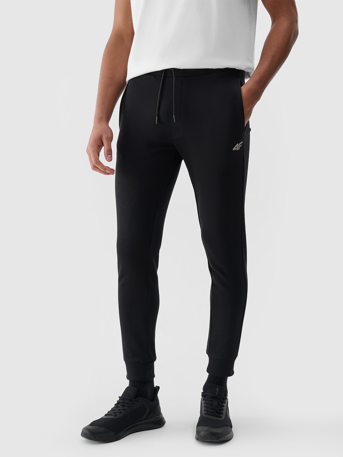 Pantaloni jogger de trening pentru bărbați - negri