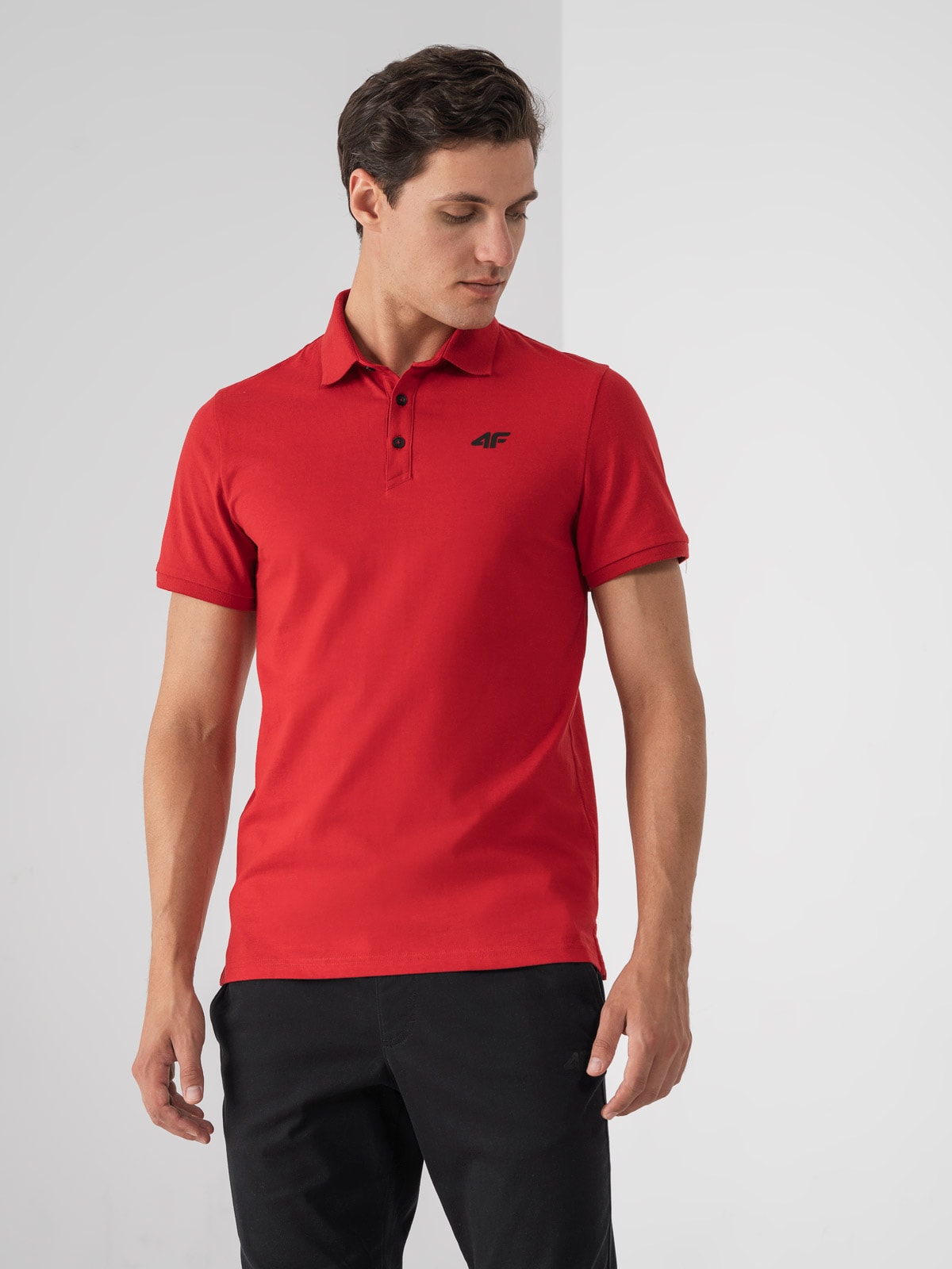 Pánské polo tričko regular - červené
