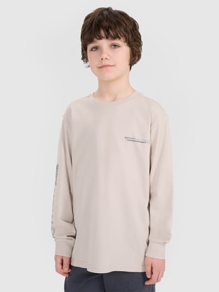 Boys Long Sleeve Shirts & Tops | 4F: Sportswear and shoes