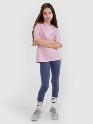 Mädchen Leggings - dunkelblau