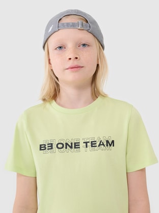 Jungen T-Shirt mit Print - grün