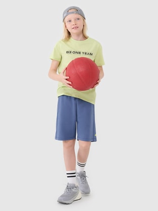Jungen T-Shirt mit Print - grün