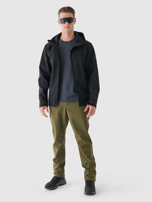 Men's joggers sweatpants - orange